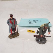 King and Country Hindenburg and W. Britain Infantry Pioneer Running CM-116 - $89.10