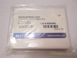 Restek 22271 Cyclo-Uniliner Liner, 4.0 mm x 6.3 x 78.5, for Agilent GCs ... - $289.98