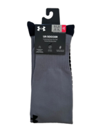 Under Armour UA Cushioned Over the Calf Soccer Socks Graphite ( 8.5-13 ) - $27.12 CAD