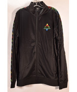 Marcelo Burlon x Kappa Full Zip Track Jacket Black - $406.20 CAD