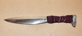 1890’s Railroad Spike Miners Knife Hand Forged Hand Ground Sanded Polished 183H - £43.01 GBP