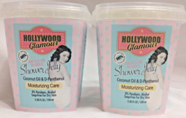 2X Hollywood Glamour Micellar Bubble Shower Jelly Body Wash Coconut Oil - £17.92 GBP