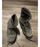 Marine Corps boots. size 12. black. very worn look. Dirty leather. movie... - $79.17