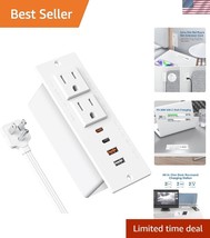 Ultra Thin Flat Plug Power Strip with 2 Outlets and 4 USB Ports – 6ft Cord - $36.00