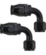 Evil Energy 6An Ptfe Hose End Fitting 90 Degree Black For Ptfe Hose Only... - $630.62 MXN