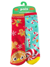 Pals Mismatched Socks Candy Cane &amp; Gingerbread NWT Limited Edition Tween... - $15.22