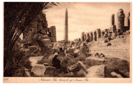 The Temple of Amen Ra Karnak Egypt Postcard - £5.20 GBP