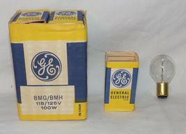 NOS 6pk GE BMG/BMH Projector Lamp Bulb 120V 100W Bayonette Base Made in USA - £23.69 GBP