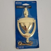 Everbilt Door Knocker Bright Brass Finish Classic 6 5/16 Brand New - $7.69