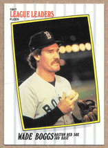 Fleer League Leaders 1987 Wade Boggs Boston Red Sox #3      Baseball - $1.97