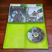 Assassin&#39;s Creed Brotherhood, Black Flag &amp; Revelations Xbox 360 Game Bundle - £12.47 GBP