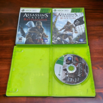 Assassin&#39;s Creed Brotherhood, Black Flag &amp; Revelations Xbox 360 Game Bundle - £12.71 GBP