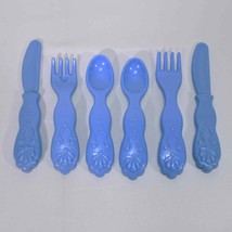 Vintage Little Tikes Elegant Victorian Tea Silverware Forks Knives Spoons 0122! - £23.35 GBP