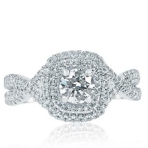 1.11 Karat Rund Diamant Verlobung Ring der Unendlichkeit 14k Weiss Gold - $53,616.13 MXN