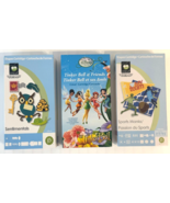Lot of Three Cricut Shapes Cartridges - Sports Sentimentals &amp; Tinkerbell... - $41.64 CAD
