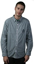 LRG Core Manica Lunga Intrecciato Plaid Blu Bianco Maglia Taglia: 2XL - £21.54 GBP