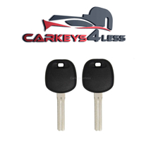 2pc 2001 - 2010 Lexus Short Blade Transponder Key TOY50 (4D) (AFTERMARKET) - $20.00