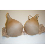 VICTORIA SECRET  ANGELS TAUPE LACE SIDES AND BACK STRIP 36B - £6.94 GBP
