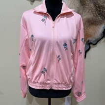 Adidas Womens Coral Floral Long Sleeve Jacket - $33.63