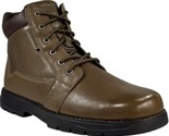 ROCKPORT MARANGUE PLAIN TOE Men&#39;s Brown Leather Boots Size 8.5, K59210 - £63.38 GBP