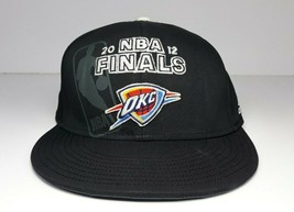 2012 NBA Finals OKC Adidas One SIze Fitted Hat Baseball Cap - £7.89 GBP