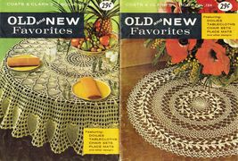 Vtg 1961 Pineapple Doilies Armchair Sets Place Mats Crochet Knit Tatting Pattern - £10.38 GBP