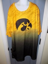 Iowa Hawkeyes Gen 2 Black/Gold Short Sleeve T-Shirt Size XL 18/20 Boy&#39;s EUC - £16.33 GBP