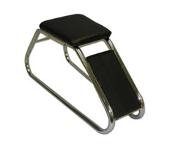 Classic Chrome Shoe Fitting Stool with Padded Seat - $109.95