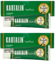 2 PACK Kartalin Herba Body Ointment For Psoriasis Dandruff Eczema 100ml - $71.00
