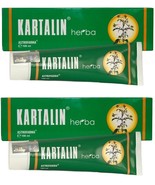 2 PACK Kartalin Herba Body Ointment For Psoriasis Dandruff Eczema 100ml - $71.00