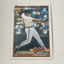 1991 Topps Chris Hoiles 42 Baseball Card - $0.98