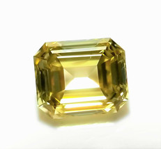 Yellow Diamond - 0.61Ct Natural Loose Fancy Brownish Yellow GIA Emerald Cut VS1 - £1,689.92 GBP