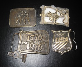 Vintage Damaged Belt Buckle Repair Job lot - $24.99