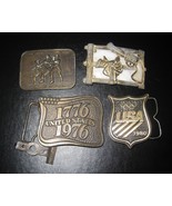 Vintage Damaged Belt Buckle Repair Job lot - $34.17 CAD