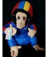 Nascar Racing 10&quot; Stuffed Plush Monkey Chimp Nanco 1997 Souvenir - $18.97 CAD