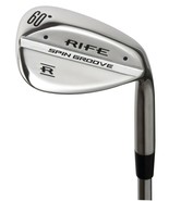 Rife Spin Groove +1&#39;&#39; Over Men&#39;s Std RH Golf Wedge 60° Lob LW Bite Grooves - $108.70 CAD