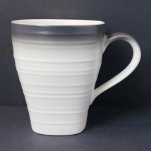 Mikasa Swirl Square Ombre Graphite Beige Gray 12 oz. Ceramic Coffee Mug Cup - $15.27