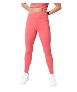 EleVen by Venus Williams Let&#39;s Roll Legging Womens Sz S Coral Smocked Hi... - $48.56 CAD