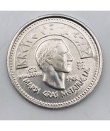Vintage 1983 Krewe of Caesar Mardi Gras Aluminum Coin Token Happily Ever... - £6.04 GBP