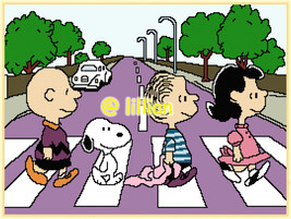 Snoopy And Friends Crossing Road Cross Stitch Pattern - £3.13 GBP