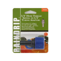 Raindrip R325CT Hose Adapter, Swivel, For: 1/4&#39;&#39; in Tubing - $7.91