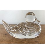 Vintage Waterford Irish Crystal Clear Glass Duck Figurine Made in Irelan... - £47.68 GBP