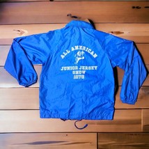 Vintage 70s Champion Running Man Womens S/M Windbreaker Junior Jersey Sh... - £22.00 GBP