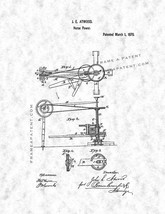 Horse Power Patent Print - Gunmetal - £6.23 GBP+