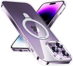 Compatible with iPhone 14 Pro Max Case Clear, Embedded Kickstand Cover - £13.34 GBP
