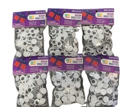 Wiggly Googley Eyes Lot Of 6 packs. Size Medium. New in package 900 Crafting - £4.40 GBP