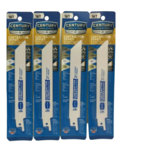 CENTURY DRILL &amp; TOOL 07618 6&quot; 18T Contract Series Reciproc Blade Pack of 4 - £18.68 GBP