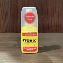 ITCH-X Fast Acting Anti Itch Spray 2oz Bottle  Exp 10/2024 New Shelf Wear - $44.43