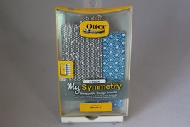 Otter Box My Symmetry Series Graphic Insert 2Pack I Phone 6 6s Tri-Grid Gray Blue - $13.90