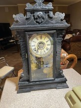 Vintage Seth Thomas Mantle Parlor Clock W/Alarm RUNS Well - £110.82 GBP